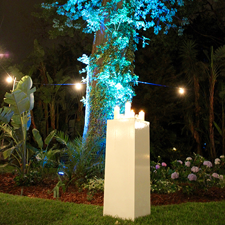 White Plinth for hire 950mm - Image 2