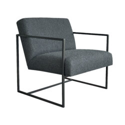 Parker Armchair - Black Boucle