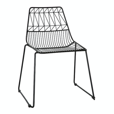 Apex Cafe Chair - Black