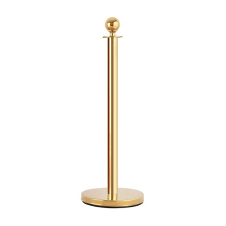 Ball Top Gold Stanchion Pole