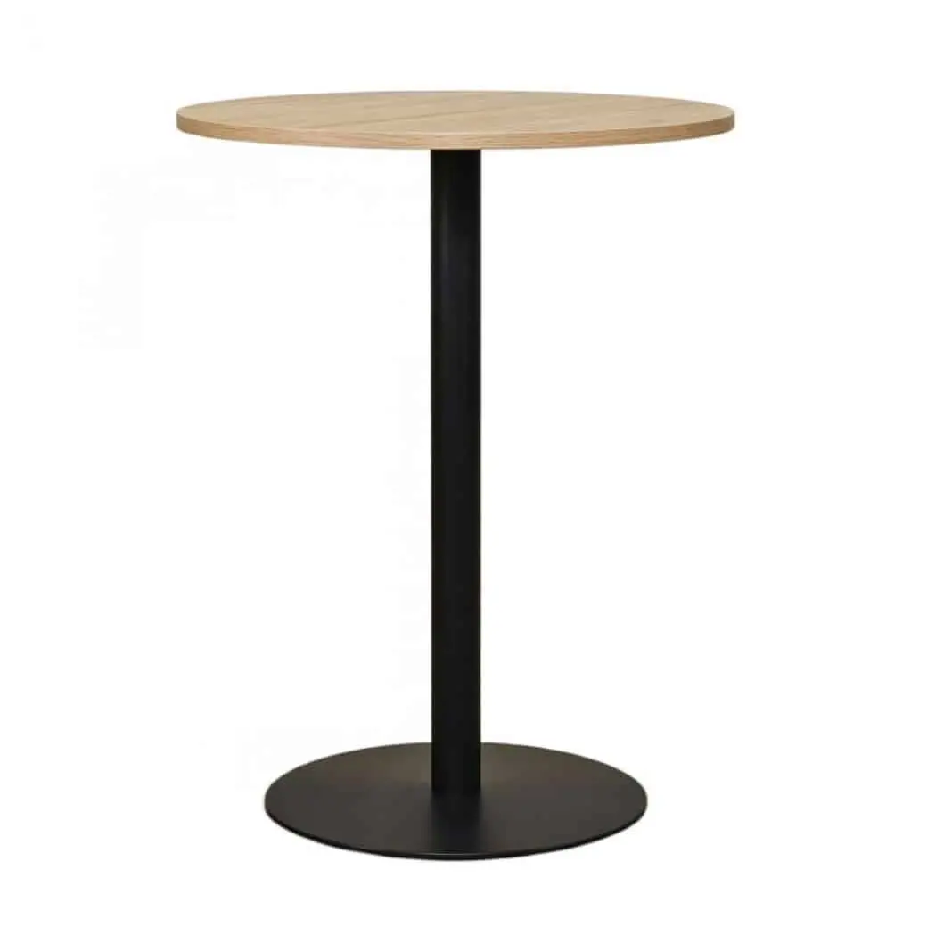 Disc Cocktail Table - Oak Top - Image 2