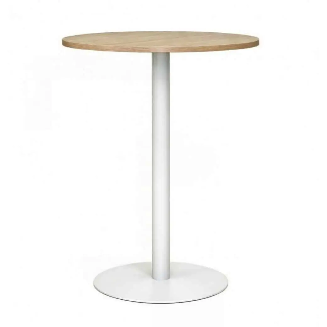 Disc Cocktail Table - Oak Top