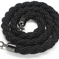 Stanchion Rope - Braided Black