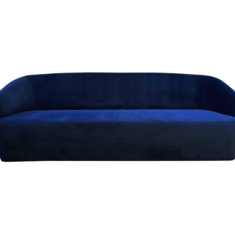 Pale 4 Seater Couch - Dark Blue
