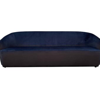 Pale 4 Seater Couch - Houndstooth