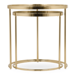 Antique Mirror Side Tables