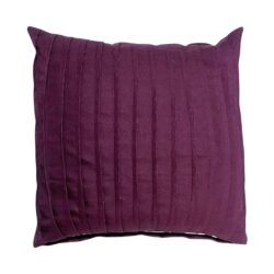 Pleated Purple Cushion 1