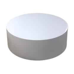 White 1.2m diam Round Podium