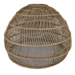 RATTAN THICK DOME LAMPSHADE NATURAL - Large