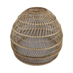 RATTAN THICK DOME LAMPSHADE NATURAL - Medium