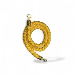 Stanchion Rope - Gold - Braided
