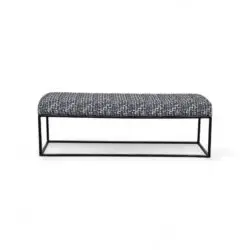 Yo Bench 3 Seater - Strokes Black
