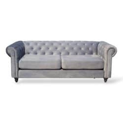 Chelsey 3 Seater Couch - Grey
