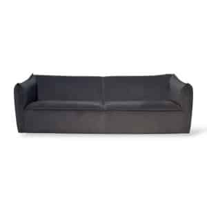 Viola 3 Seater Couch Velvet - Charcoal