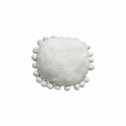 Foreside Pom Pom Scatter Cushion