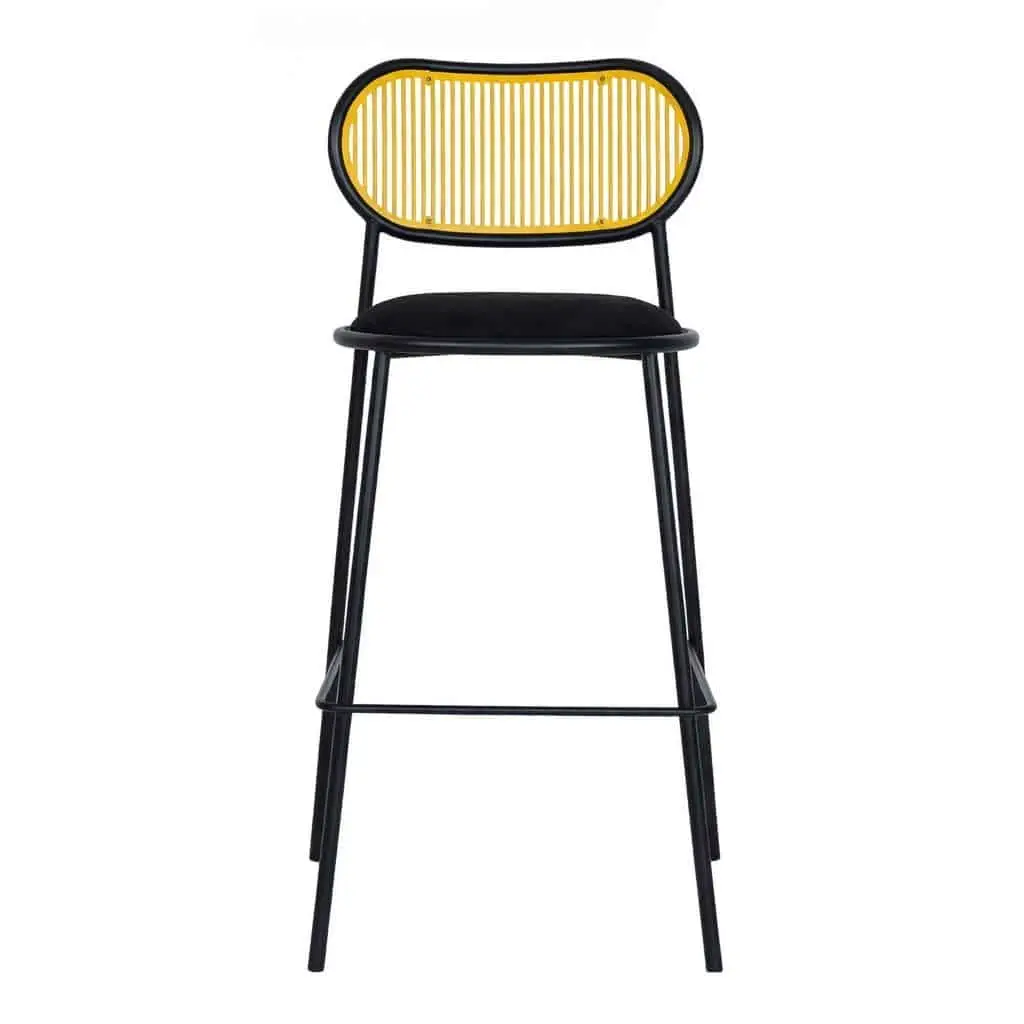 Halo Bar Stool - Black custom back (Copy)