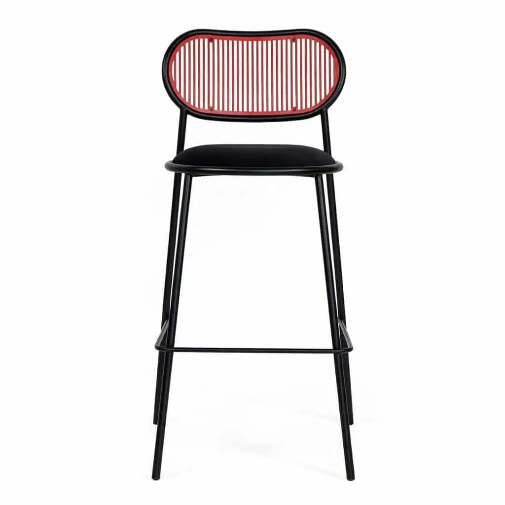 Halo Bar Stool - Black custom back (Copy) - Image 2