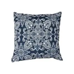 Blue grey Mandala Cushion