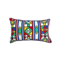 Ndebele Rectangular 2- Cushion