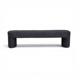 Mimie  3-Seater Ottoman - Black