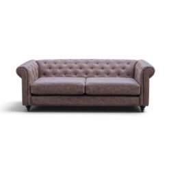 Chelsey 3 Seater Couch - Brown