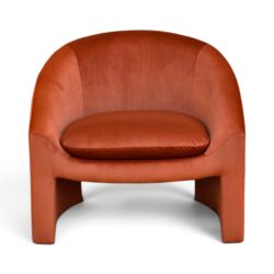 Mila Occasional Chair- Rust
