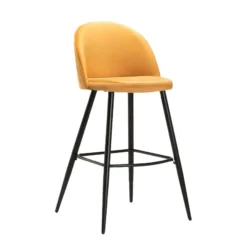 Nova Bar Stool - Mustard