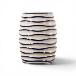 Wave Ceramic Stripe Side Table